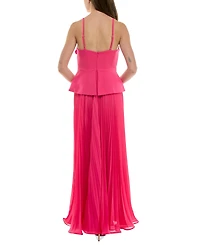 Taylor Women's Embellished Pleated-Skirt Sleeveless Gown