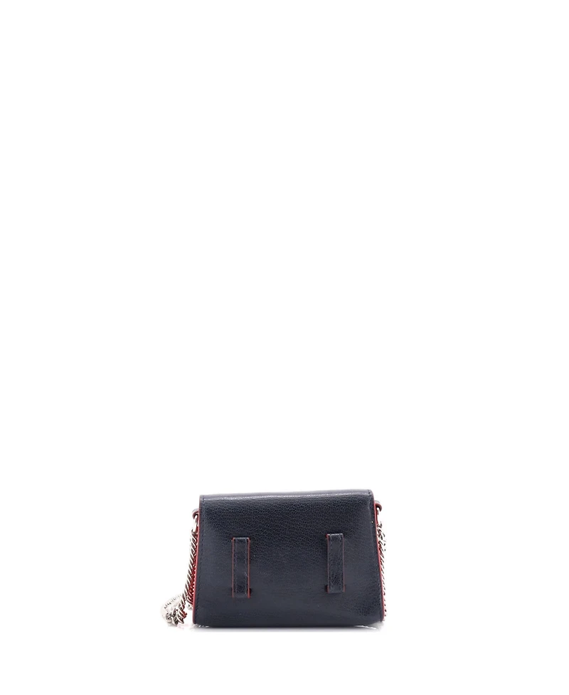 Pre-Owned Givenchy Mini GV3 Flap Bag Leather with Suede