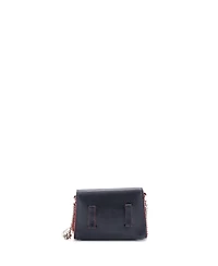 Pre-Owned Givenchy Mini GV3 Flap Bag Leather with Suede