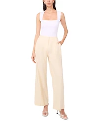 Parker Women's The Ellison Linen-Blend Wide-Leg Pants