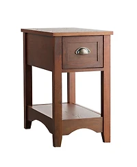 Set Of 2 Contemporary Side End Table with Drawer