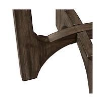 Cascade Chair Side Table in Wirebrush Rustic Brown