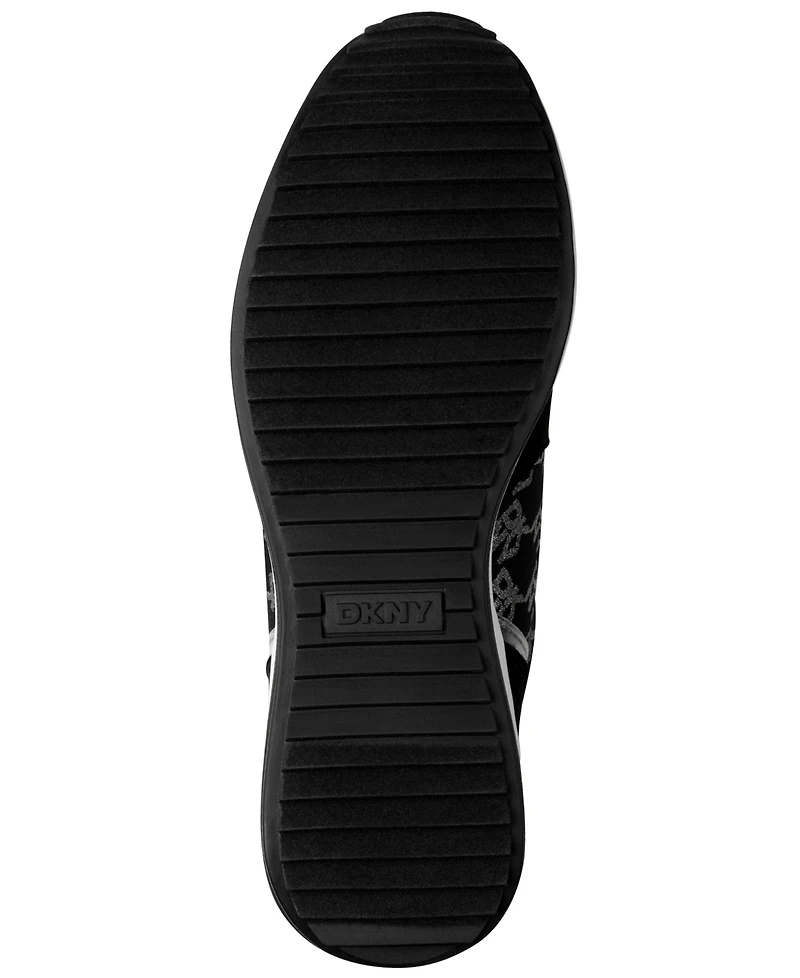 Dkny Women's Kamay Lace-Up Wedge Sneakers
