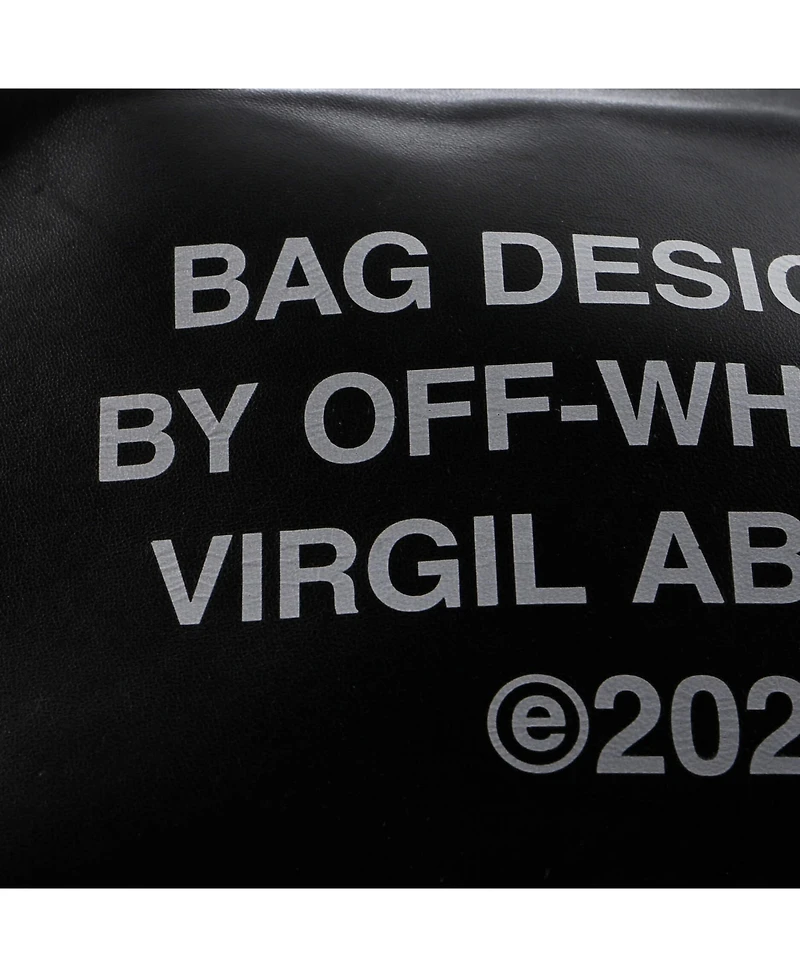 Pre-Owned Off White Block Pouch Shoulder Bag Printed Leather