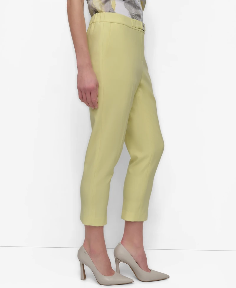 Dkny Women's Flat-Front Straight-Leg Ankle Pants