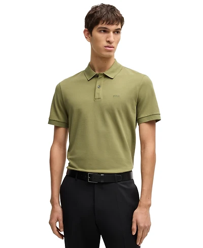 Boss by Hugo Men's Cotton-Pique Pallas Polo