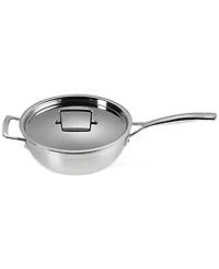 Le Creuset Classic Stainless Steel Round Chefs Pan, 3.5 Qt.
