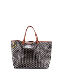 Pre-Owned Goyard Gm Saint Louis Tote Printed Coated Canvas