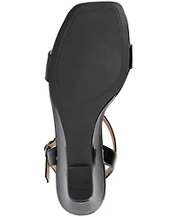 Journee Collection Women's Clayr Ankle Strap Wedge Sandals