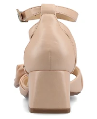 Journee Collection Women's Zevi Block Heel Dress Sandals