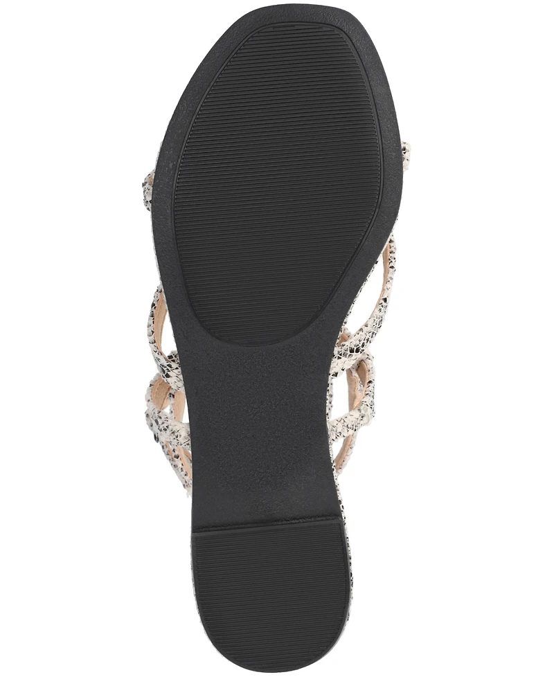 Journee Collection Women's Serissa Strappy Flat Sandals