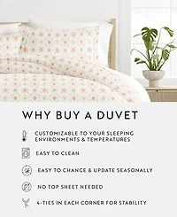 ienjoy Home Lucid Dreams Patterned Duvet Cover Set