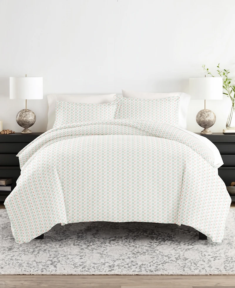 ienjoy Home Lucid Dreams Patterned Duvet Cover Set, Full/Queen