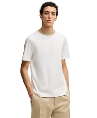 Boss by Hugo Men's Collar Stripe Slim-Fit T-Shirt