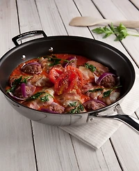 Le Creuset Classic Stainless Steel Round Nonstick Frypan, 12"
