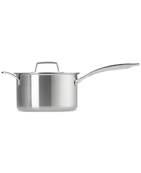 Le Creuset Essential Stainless Steel Round Saucepan with Lid, 4 Qt.
