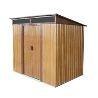 Streamdale 6ft x 5ft Metal Outdoor Storage with Transparent Top