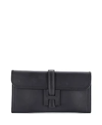 Pre-Owned HERMES 29 Jige Elan Clutch Swift