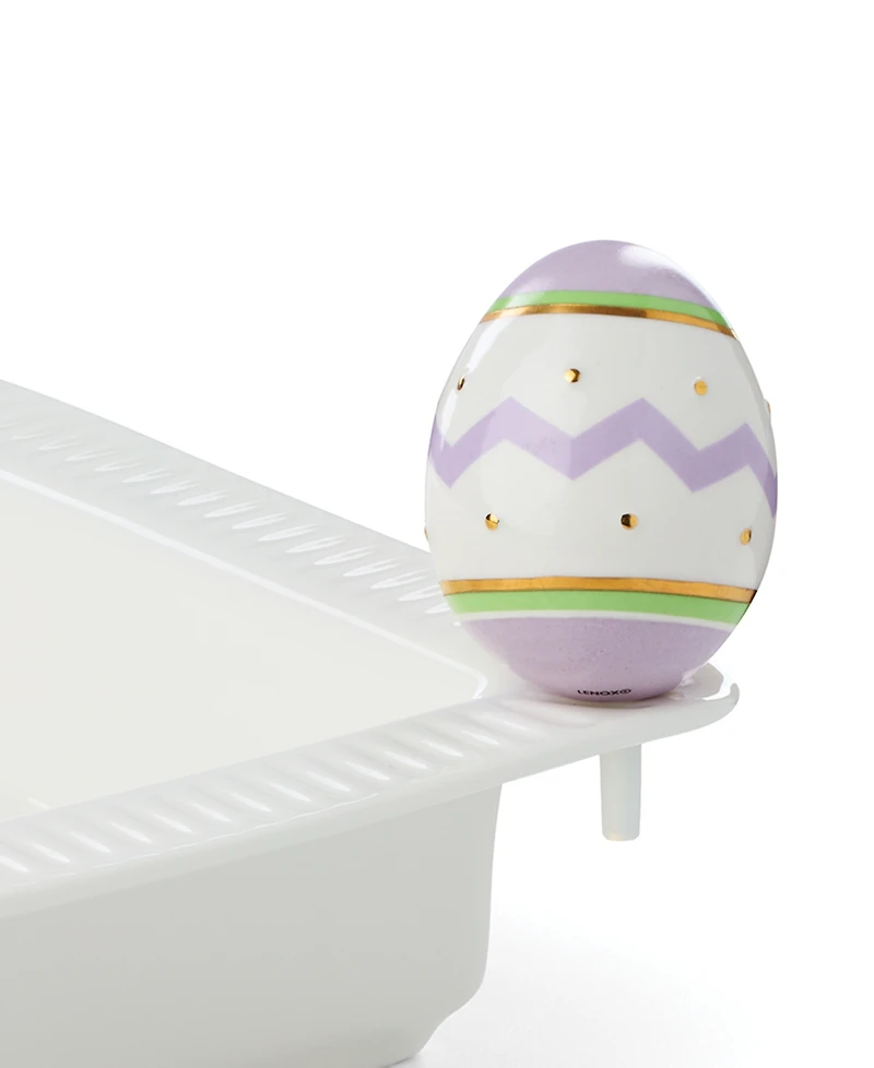 Lenox Profile Poppers Square Bowl Easter Egg Set
