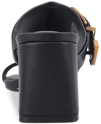 Giani Bernini Women's Hillarry Buckle Block Heel Dress Sandals, Created for Macy's
