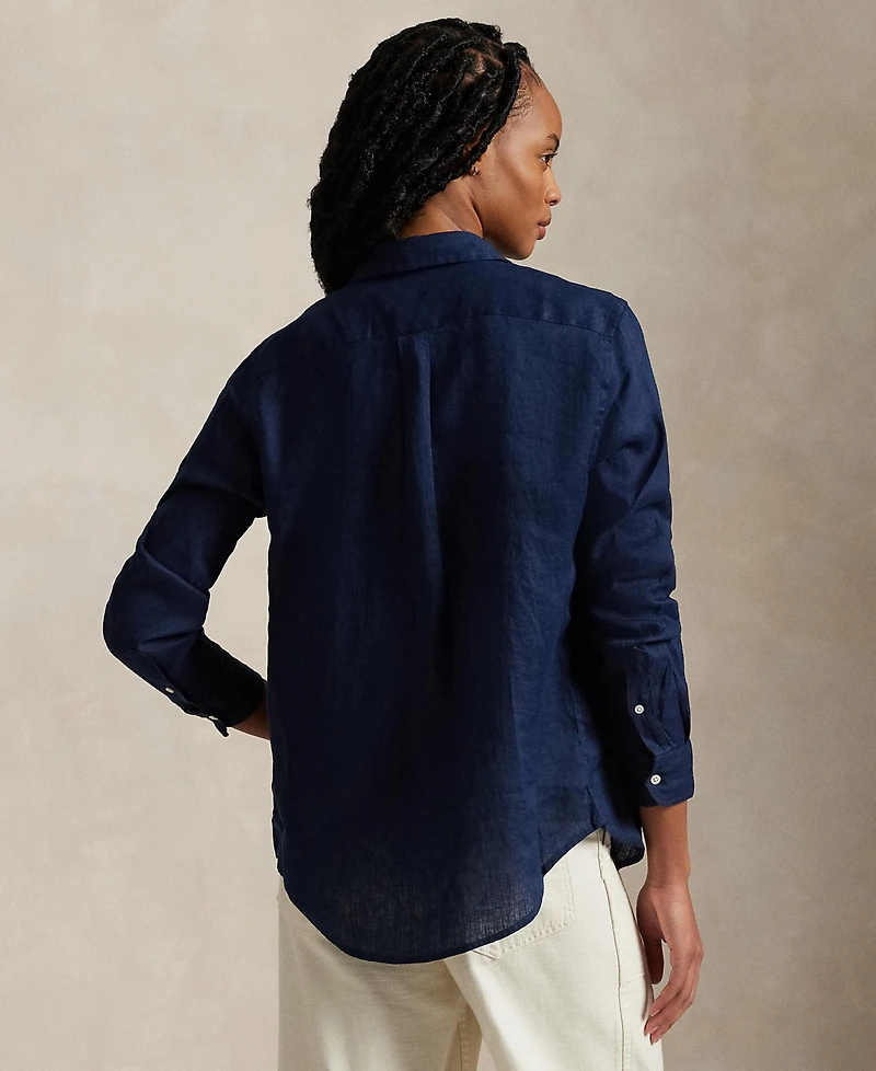 Polo Ralph Lauren Women's Classic-Fit 100% Linen Shirt