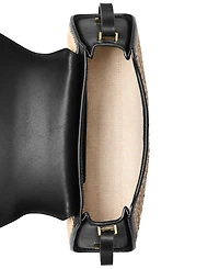 Michael Kors Ludlow Small Woven Convertible Shoulder Bag