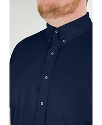 Regent Row Big & Tall commuter shirt short sleeve button down