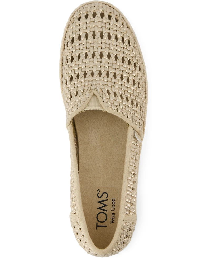 Toms Women's Valencia Platform Espadrille Slip-On Shoes