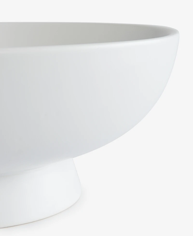 The Cellar Matte White Footed Bowl, Exclusively at Macy's