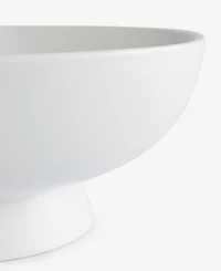 The Cellar Matte White Footed Bowl, Exclusively at Macy's