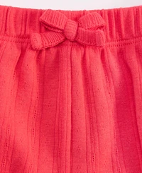 First Impressions Baby Girls Pointelle Shorts, Exclusively at Macy's