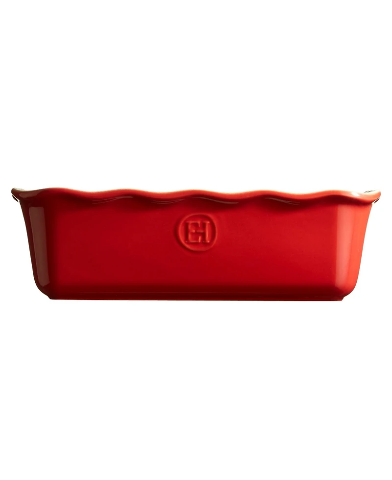 Emile Henry Ceramic 10" x 5" Ruffled Loaf Pan