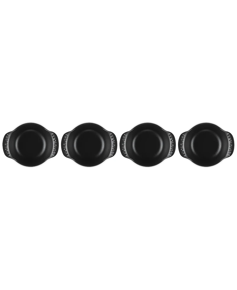 Le Creuset Enameled Cast Iron Mini Round Cocotte, Set of 4