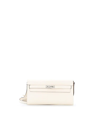 Pre-Owned Hermes Kelly To Go Wallet Verso Epsom