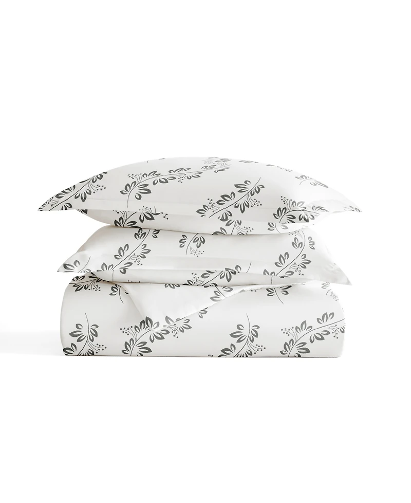 ienjoy Home Tranquil Sleep Patterned Duvet Cover Set, Twin/Twin Xl
