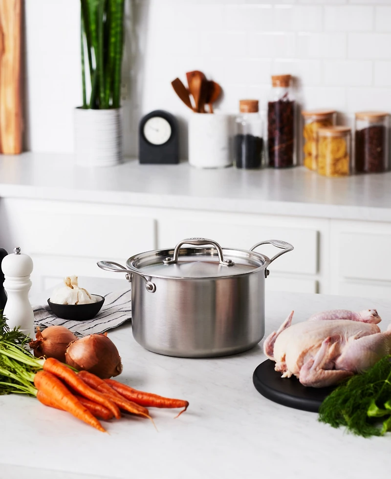 Heritage Steel X Eater 5-Ply Stainless Steel 5-Qt. Sauce Pot with Lid