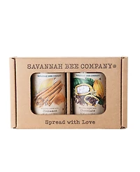 Savannah Bee Company Cinnamon and Chocolate Whipped Honey Gift Set, 12oz