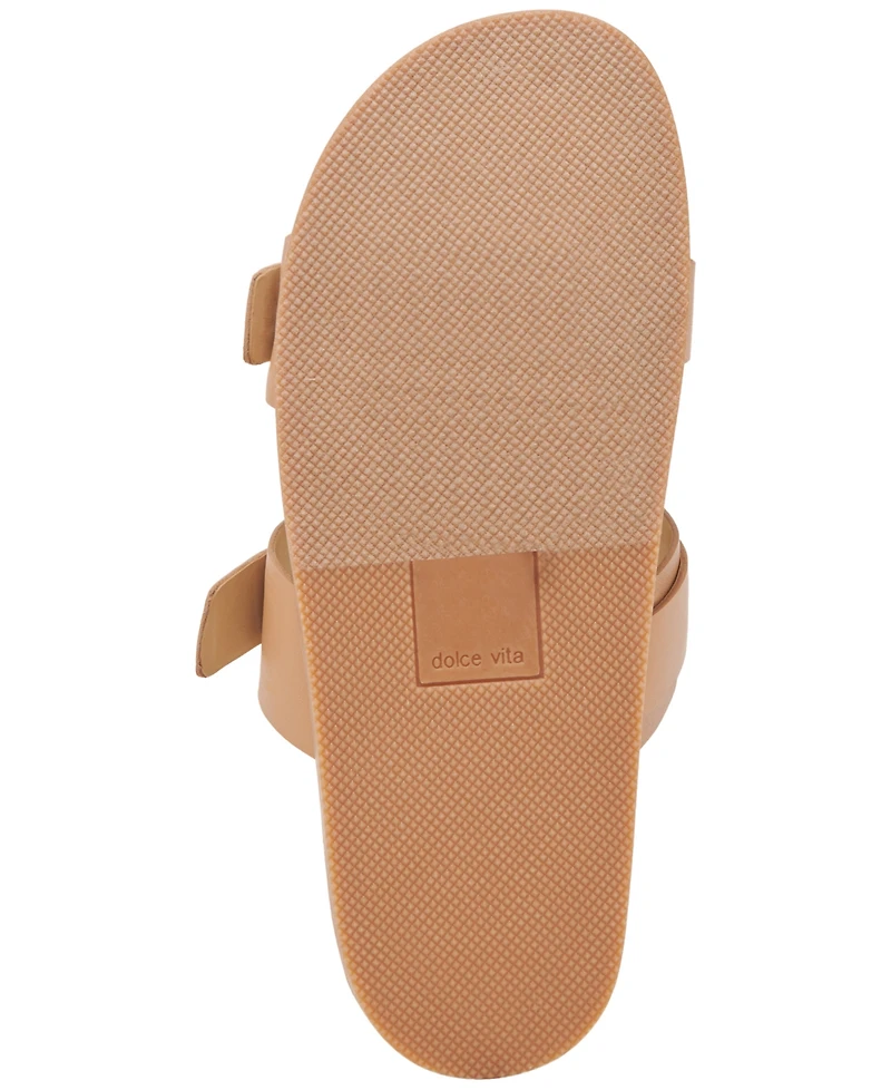 Dolce Vita Women's Soya Double Buckle Footbed Sandals