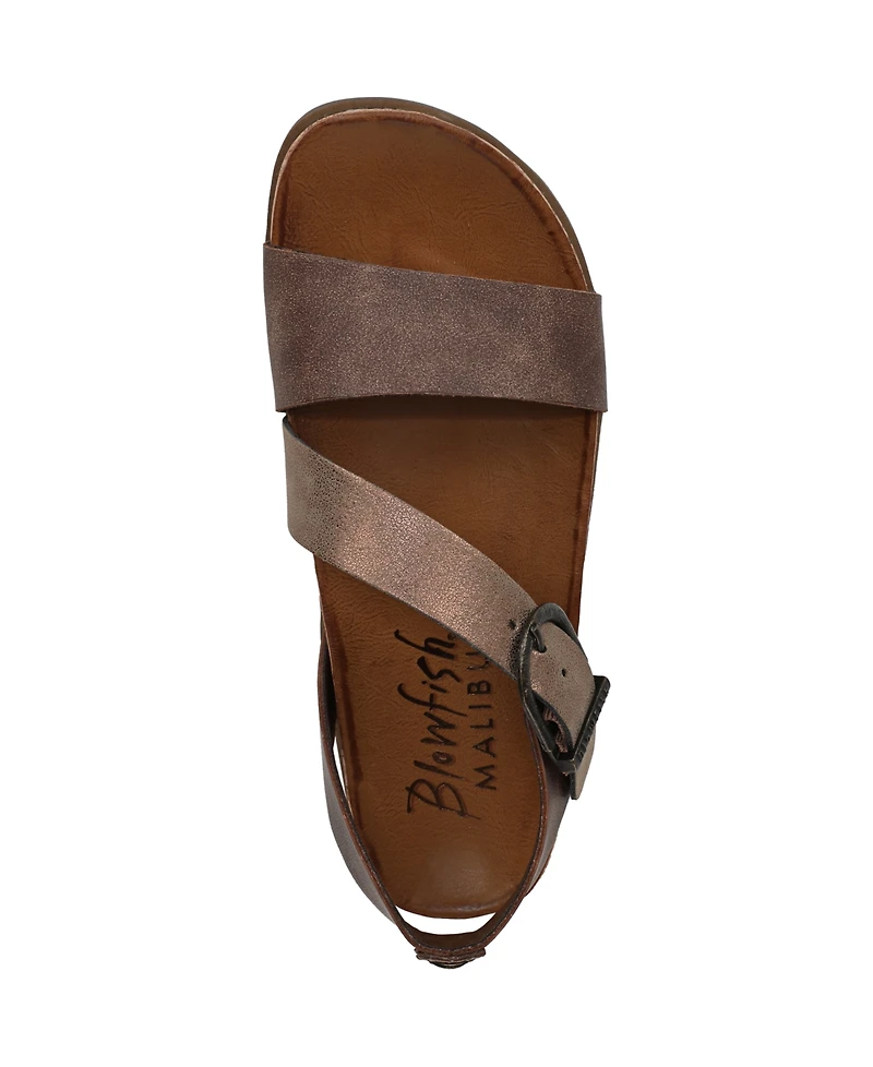 Blowfish Malibu Women's Lance Strappy Open Round Toe Platform Sandals