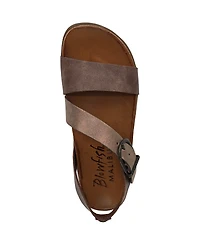 Blowfish Malibu Women's Lance Strappy Open Round Toe Platform Sandals