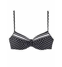 Lascana Women's Dotted Underwire Bikini Swimsuit Top Bra Sizing