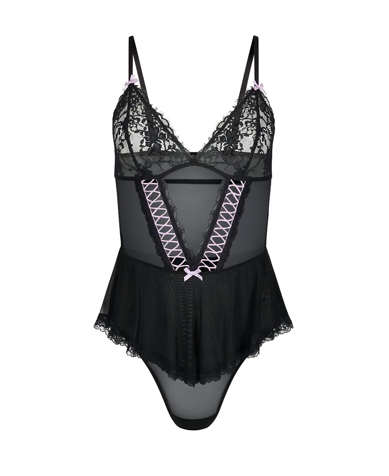 Eleanor Women's Plus-Size Bodysuit Lingerie
