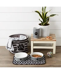 Bone Dry Pet Mat Lattice Paw Print