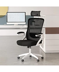 Adjustable Swivel Task Chair Ergonomic Office Chair with Adjustable Lumbar Support for Comfort and Productivity