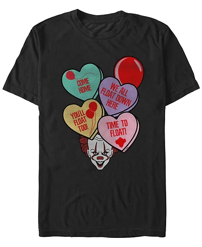 Fifth Sun Men's Pennywise Candy Corn Hearts Short Sleeve T-Shirt
