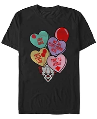 Fifth Sun Men's Pennywise Candy Corn Hearts Short Sleeve T-Shirt