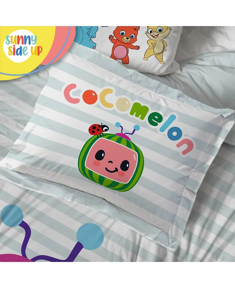 Cocomelon Twin Bed Set with Sham