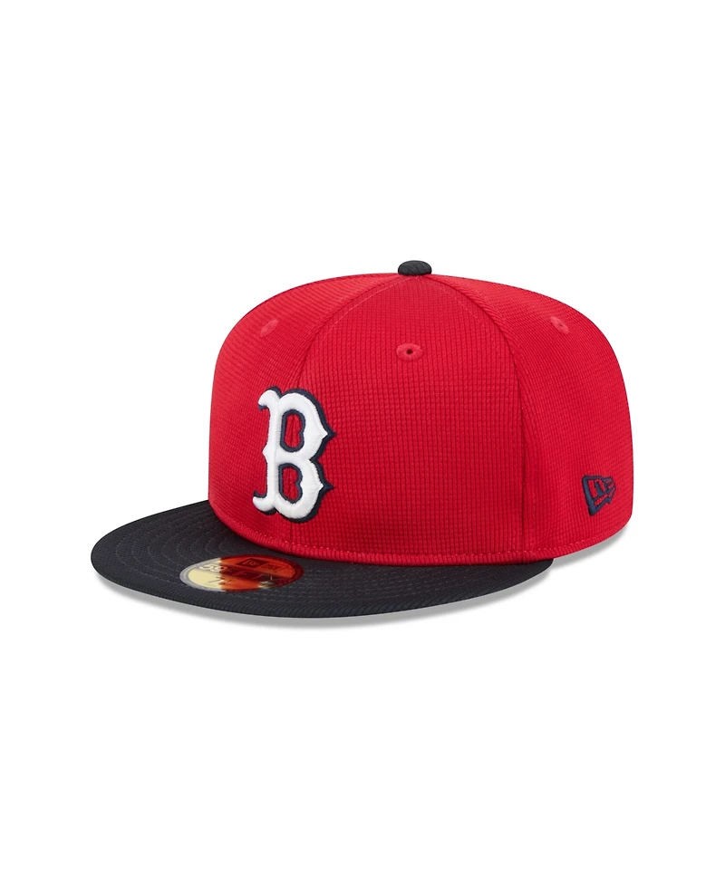 New Era Men's Red Boston Red Sox 2025 Spring Training 59FIFTY Fitted Hat