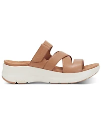 Rockport Women's Qwyn Slip-On Strappy Casual Wedge Sandals