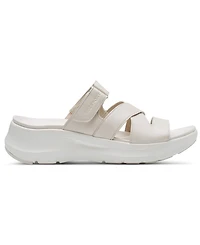 Rockport Women's Qwyn Slip-On Strappy Casual Wedge Sandals